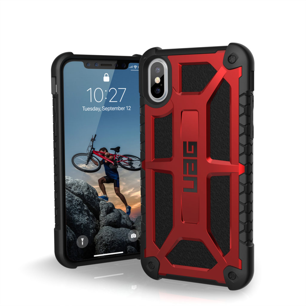 UAG iPhone SE 2020 Monarch Case Crimson Red / Black Shoreditch Macs