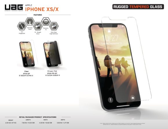 Descriptional Image of the Specifications of the Glass Protector